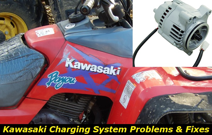 kawasaki charging system problems